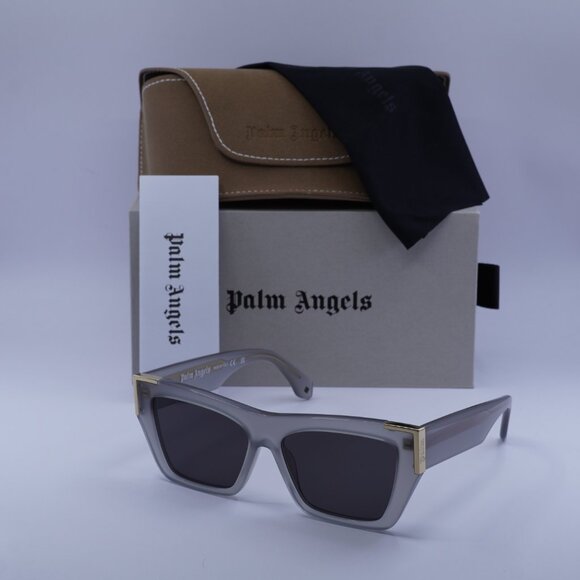 Palm Angels PERI099 HOLLYWOOD 0907 Cat Eye Sunglasses - Grey/Dark Grey - Picture 5 of 11